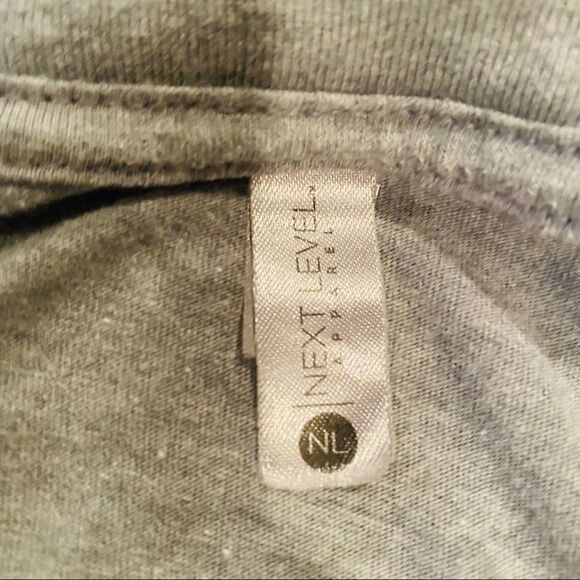 Next Level Crawfish Grey T-Shirt Size Large - Picture 7 of 11